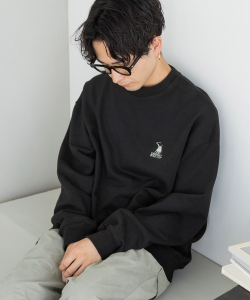 LOWRYS FARM(ローリーズファーム)の「GREENWICHPOLOウラケ 976691(パーカー・メンズ・ホワイト/オレンジ/グレー/ブラック・MEDIUM/LARGE)」の1枚目の写真