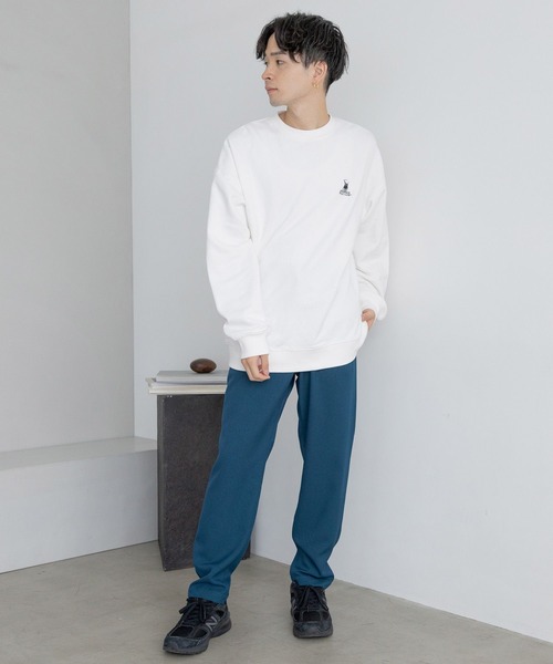 LOWRYS FARM(ローリーズファーム)の「GREENWICHPOLOウラケ 976691(パーカー・メンズ・ホワイト/オレンジ/グレー/ブラック・MEDIUM/LARGE)」の5枚目の写真