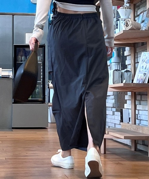 3.3 Field Trip (3.3フィールドトリップ)の「3.3 Field Trip/サイドシャーリングスカート 2978695(スカート・レディース・チャコール/ブラック・FREE)」の10枚目の写真