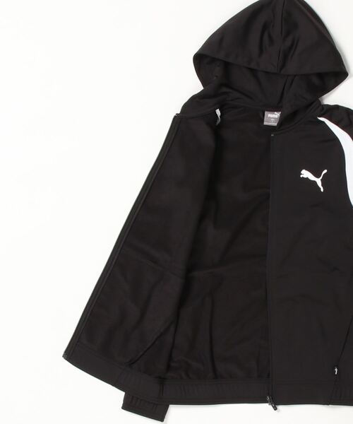 PUMA(プーマ)の「プーマ PUMA フーデッド ポリ スーツ_(ジャージ・メンズ・ネイビー/ブラック・3L/S/M/LL/L)」の4枚目の写真