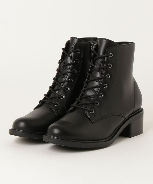 ABC-MART(エービーシーマート)の「ABC SELECT エービーシーセレクト LACE UP 4.5 レースアップブーツ 4.5 W3032 BLACK(ブーツ・レディース・ブラック・LARGE/SMALL/X-LARGE/MEDIUM)」の1枚目の写真