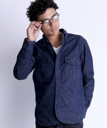 Denime | 10oz DENIM B.D. SHIRTS/10オンス　デニムボタンダウンシャツ(シャツ/ブラウス)