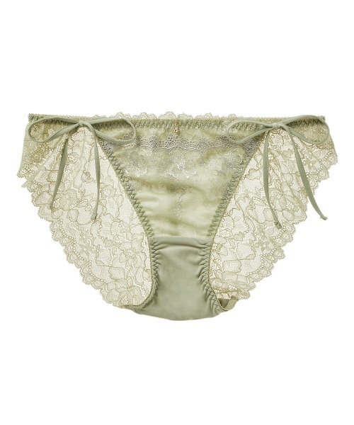 tutuanna（チュチュアンナ）の「ショーツレディース [特盛ブラ]フラムールトワレヒモショーツ（ショーツ・レディース・グレー/チャコール/オリーブ/エンジ/サックスブルー/アイボリー/グレイッシュブルー/ピンク・L/M）」の5枚目の写真