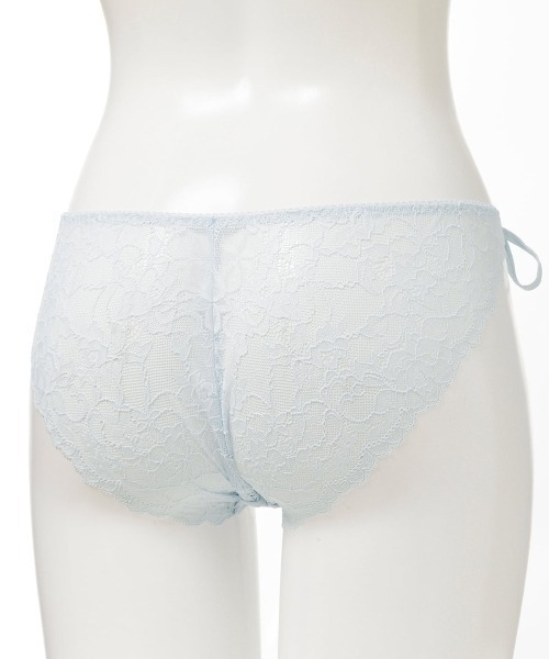 tutuanna（チュチュアンナ）の「ショーツレディース [特盛ブラ]フラムールトワレヒモショーツ（ショーツ・レディース・グレー/チャコール/オリーブ/エンジ/サックスブルー/アイボリー/グレイッシュブルー/ピンク・L/M）」の10枚目の写真