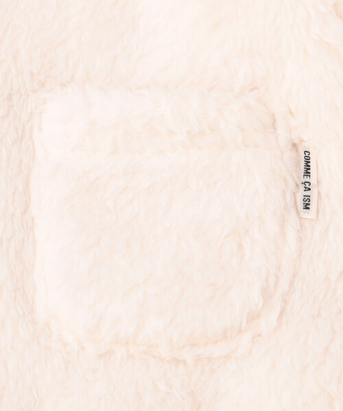 COMME CA ISM（コムサイズム）の「フリースボア　耳付き　ツーウェイおくるみ(60-80cm)（おくるみ・キッズ・アイボリー/ベージュ・60-80cm）」の10枚目の写真