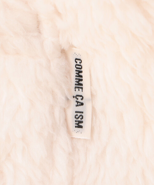 COMME CA ISM（コムサイズム）の「フリースボア　耳付き　ツーウェイおくるみ(60-80cm)（おくるみ・キッズ・アイボリー/ベージュ・60-80cm）」の11枚目の写真