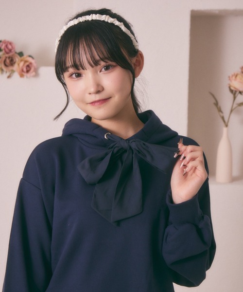 shrita（シュリータ）の「【shrita】ボウタイリボンパーカー