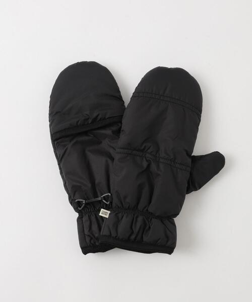 coen（コーエン）の「パディングカラーミトン／中綿入り手袋（手袋・メンズ・ブラック/ベージュ/オレンジ・FREE）」の9枚目の写真