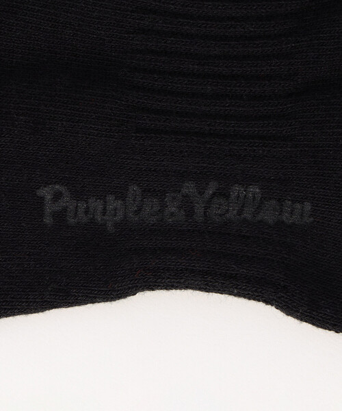 Purple&Yellow(パープルアンドイエロー)の「2本ラインロゴショートソックス(ソックス/靴下・メンズ・レッド/ブラック/ホワイト・27.0cm)」の12枚目の写真