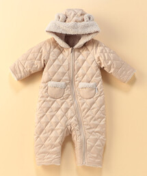 COMME CA ISM（コムサイズム）の「ポリエステルキルトタフタ　耳付き中綿おくるみ(60-80cm)（おくるみ）」