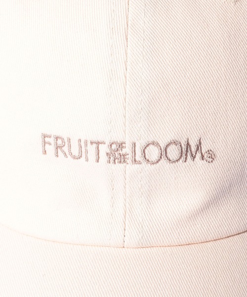 FRUIT OF THE LOOM（フルーツオブザルーム）の「【FRUIT OF THE LOOM】LOGO CAP/キャップ/ロゴ/ユニセックス（キャップ・メンズ・ベージュ/ブラック/サックスブルー/ピンク/オフホワイト・FREE）」の10枚目の写真
