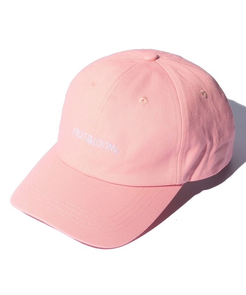 FRUIT OF THE LOOM（フルーツオブザルーム）の「【FRUIT OF THE LOOM】LOGO CAP/キャップ/ロゴ/ユニセックス（キャップ・メンズ・ベージュ/ブラック/サックスブルー/ピンク/オフホワイト・FREE）」の15枚目の写真