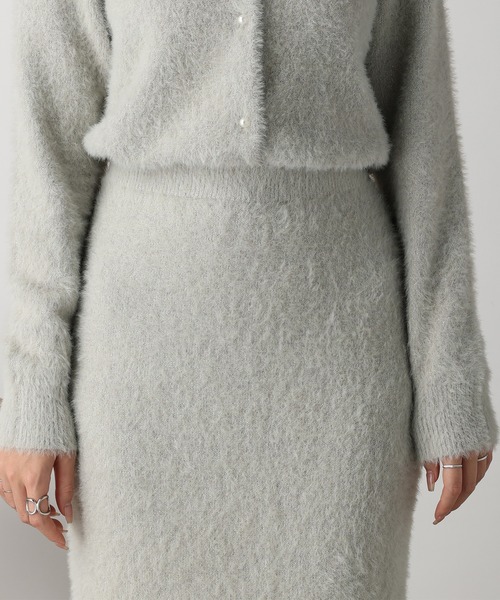 acro（アクロ）の「ラメフェザーニットスカート/AC3317（スカート・レディース・ブルー/ブラック/グレー・ﾌﾘ-）」の16枚目の写真