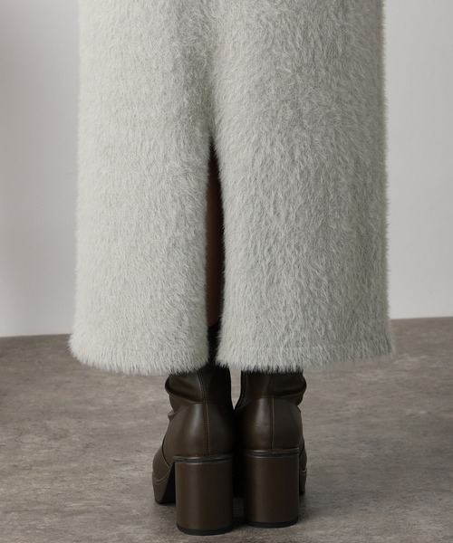 acro（アクロ）の「ラメフェザーニットスカート/AC3317（スカート・レディース・ブルー/ブラック/グレー・ﾌﾘ-）」の18枚目の写真