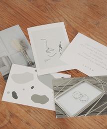 LASOA（ラソア）の「ポストカード5枚セット ステファニー/L00004（ステーショナリー）」