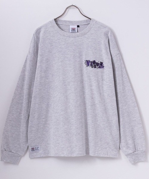 VISION STREET WEAR(ヴィジョンストリートウェア)の「VISION STREET WEAR スペースマルチイラスト長袖Tシャツ(Tシャツ/カットソー・メンズ・ブラック/杢グレー/ホワイト・L/XL/M)」の8枚目の写真