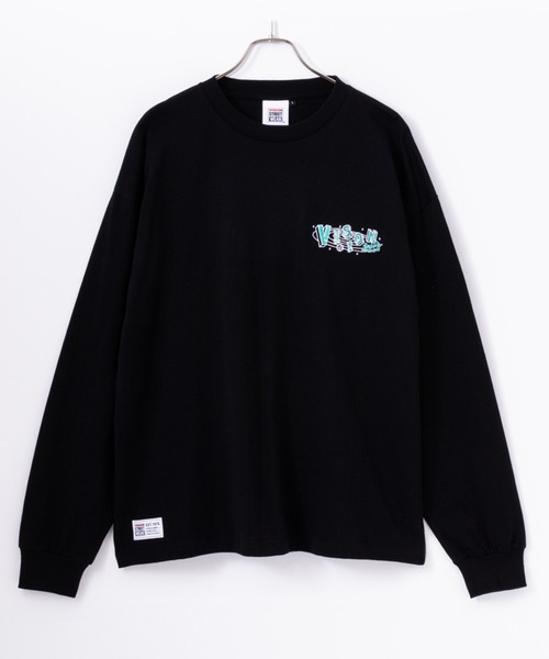 VISION STREET WEAR(ヴィジョンストリートウェア)の「VISION STREET WEAR スペースマルチイラスト長袖Tシャツ(Tシャツ/カットソー・メンズ・ブラック/杢グレー/ホワイト・L/XL/M)」の11枚目の写真