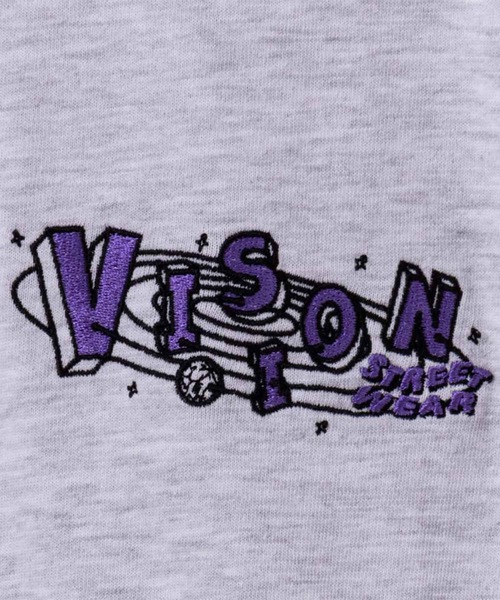 VISION STREET WEAR(ヴィジョンストリートウェア)の「VISION STREET WEAR スペースマルチイラスト長袖Tシャツ(Tシャツ/カットソー・メンズ・ブラック/杢グレー/ホワイト・L/XL/M)」の18枚目の写真