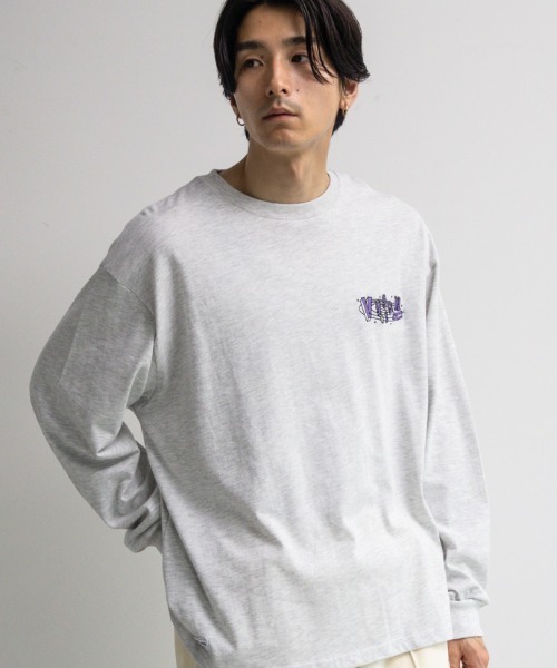 VISION STREET WEAR(ヴィジョンストリートウェア)の「VISION STREET WEAR スペースマルチイラスト長袖Tシャツ(Tシャツ/カットソー・メンズ・ブラック/杢グレー/ホワイト・L/XL/M)」の9枚目の写真
