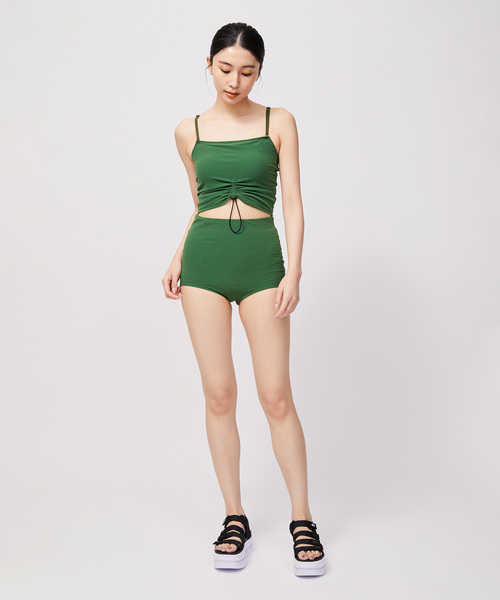 Speedo(スピード)の「【Speedo】水陸両用 パイルミニトップス(ブラジャー・レディース・レッド系その他3/グリーン・M)」の8枚目の写真