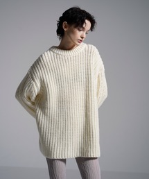 mecre メクル　ブロッキング　ニット　プルオーバー MECRE（メクル）｜ニット/セーター一覧 - WEAR