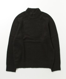 BRICK & SONS（ブリックアンドサンズ）の「ブラッシュヤーンラグランモックネックニット（ニット/セーター）」