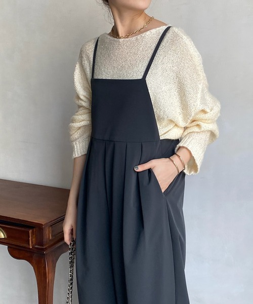 DouDou サロペット 大人カジュアル】DOUDOU(ドゥドゥ) デニム