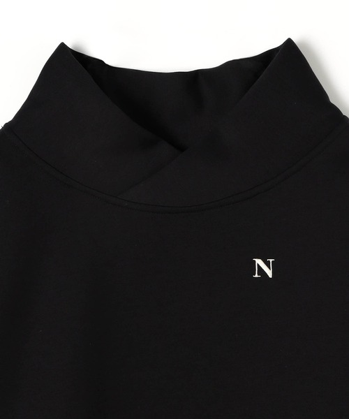 NICOLE white（ニコルホワイト）の「フード風スタンドプルオーバー／ダンボールポンチ（Tシャツ/カットソー・レディース・ブラック/オフホワイト/ベージュ・FREE）」の18枚目の写真