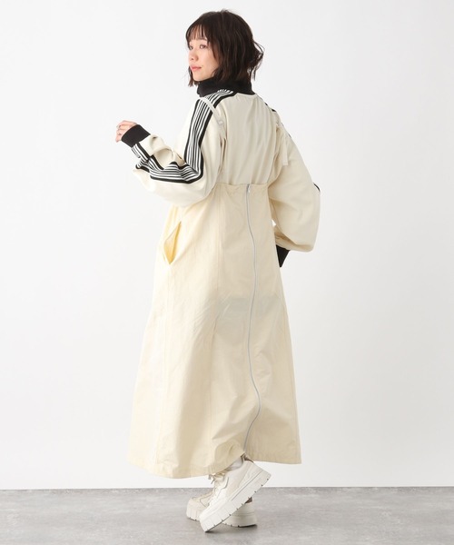 RAGEBLUE（レイジブルー）の「マルチWAYシャーリングジャンスカ/ワンピース（ジャンパースカート・レディース・ブラック/ホワイト/オリーブ・FREE）」の7枚目の写真