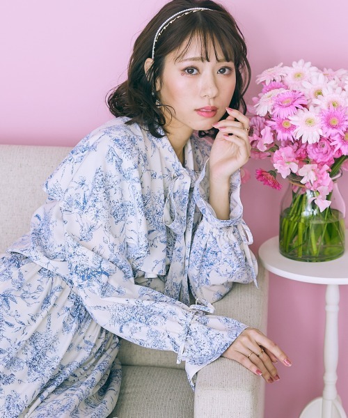 マルニ　ブラウス　長袖　花柄　フラワープリント p24761-0.jpg
