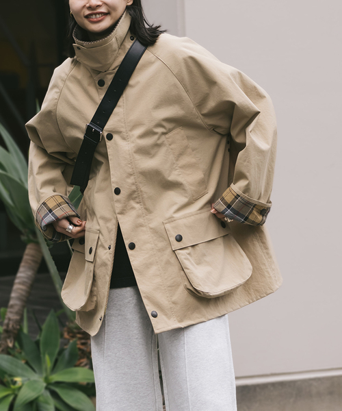 Barbour バブアー ブルゾン（その他） ベージュ 4211625Y0023 セール】別注【Barbour/バブアー】*JS OS BEDALE：ブルゾン