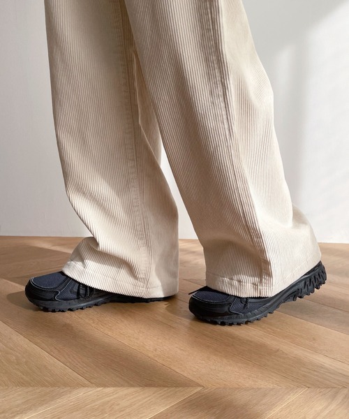 CANAL JEAN（キャナルジーン）の「El mar　コーデュロイタックワイドパンツ（その他パンツ・レディース・ネイビー/バーガンディー/クリーム・ONE SIZE）」の18枚目の写真