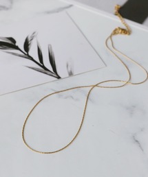 colleca la | [stainless]ステンレス ・スキンチェーンネックレス〈金属アレルギー対応〉(ネックレス)