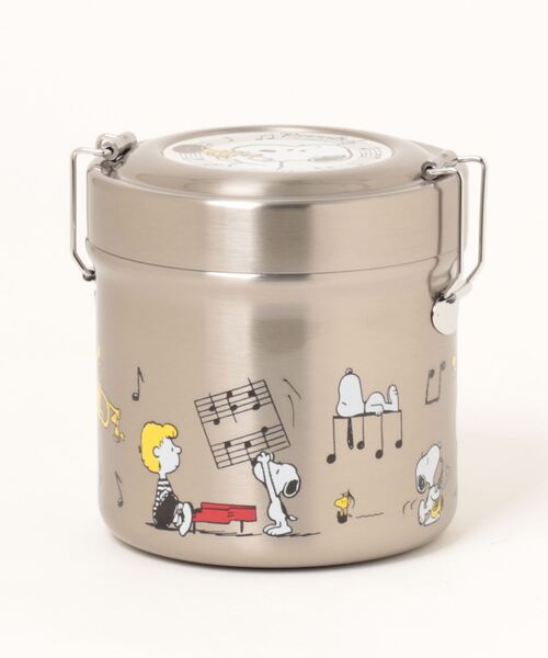 【 PEANUTS 】 スヌーピー 抗菌真空ステンレスランチジャー 600（お弁当箱）｜PEANUTS（ピーナッツ）お弁当箱