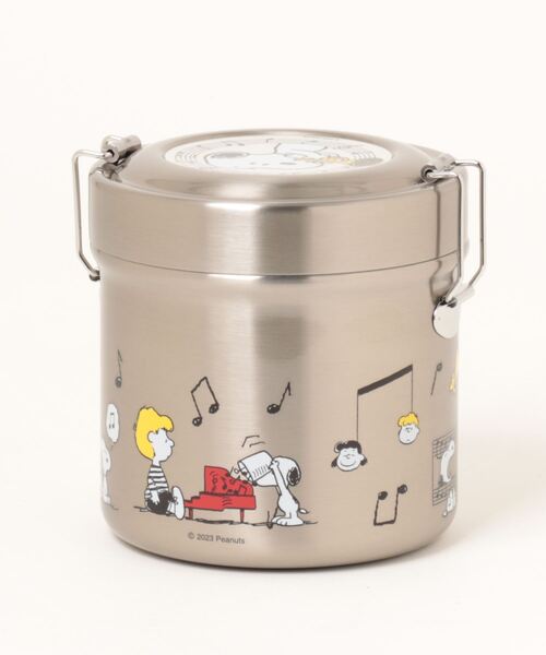 【 PEANUTS 】 スヌーピー 抗菌真空ステンレスランチジャー 600（お弁当箱）｜PEANUTS（ピーナッツ）