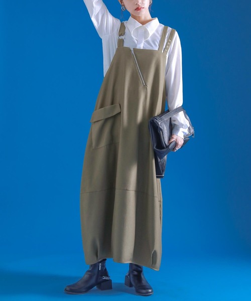 kOhAKU（コハク）の「『取り外しタイ付きシャツ』（シャツ/ブラウス・レディース・ブラック/オフホワイト・1/2）」の9枚目の写真