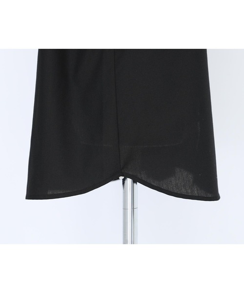 kOhAKU（コハク）の「『取り外しタイ付きシャツ』（シャツ/ブラウス・レディース・ブラック/オフホワイト・1/2）」の14枚目の写真