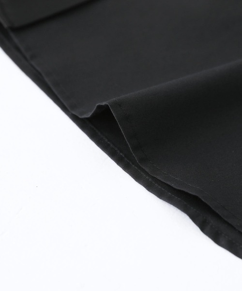 kOhAKU（コハク）の「『取り外しタイ付きシャツ』（シャツ/ブラウス・レディース・ブラック/オフホワイト・1/2）」の15枚目の写真