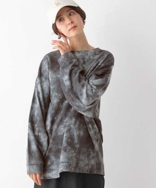 LEPSIM（レプシィム）の「タイダイチュニック　992078（スウェット・レディース・グレー/ライトブルー/イエロー・FREE）」の11枚目の写真