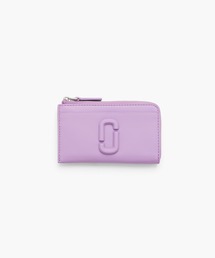 MARC JACOBS（マークジェイコブス）の「THE LEATHER COVERED J MARC TOP ZIP MULTI WALLET/ザ レザー カバード Jマーク トップジップ マルチ ウォレット（財布・パープル系）」