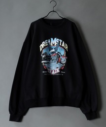 Classical Graphic Sweat Shirt/ヴィンテージライク ロックプリント スウェット トレーナー