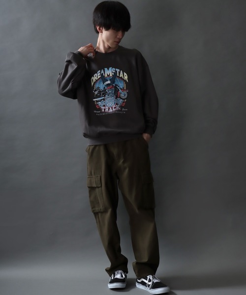SITRY（シトリー）の「Classical Graphic Sweat Shirt/ヴィンテージライク ロックプリント スウェット トレーナー（スウェット・メンズ・ブラック/ブラック系その他/グレー系その他/チャコール/ブラック系その他2/グレー系その他2・LL/M/L）」の21枚目の写真