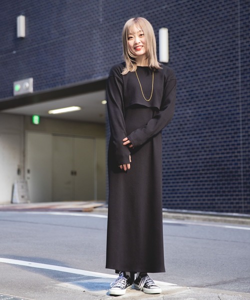BAYFLOW(ベイフロー)の「【YOU are YOU】【スタッフ企画】2Pワンピース(ワンピース・レディース・ブラック/カーキ・SMALL/MEDIUM)」の21枚目の写真