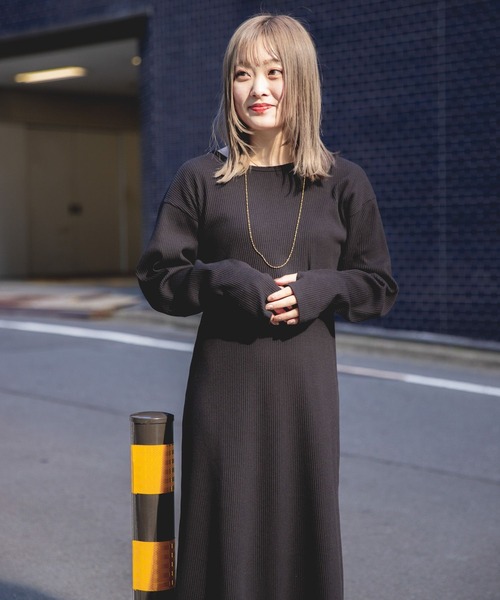 BAYFLOW(ベイフロー)の「【YOU are YOU】【スタッフ企画】2Pワンピース(ワンピース・レディース・ブラック/カーキ・SMALL/MEDIUM)」の22枚目の写真