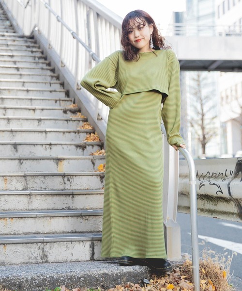 BAYFLOW(ベイフロー)の「【YOU are YOU】【スタッフ企画】2Pワンピース(ワンピース・レディース・ブラック/カーキ・SMALL/MEDIUM)」の9枚目の写真