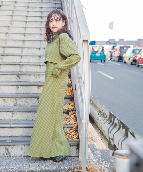BAYFLOW(ベイフロー)の「【YOU are YOU】【スタッフ企画】2Pワンピース(ワンピース・レディース・ブラック/カーキ・SMALL/MEDIUM)」の17枚目の写真