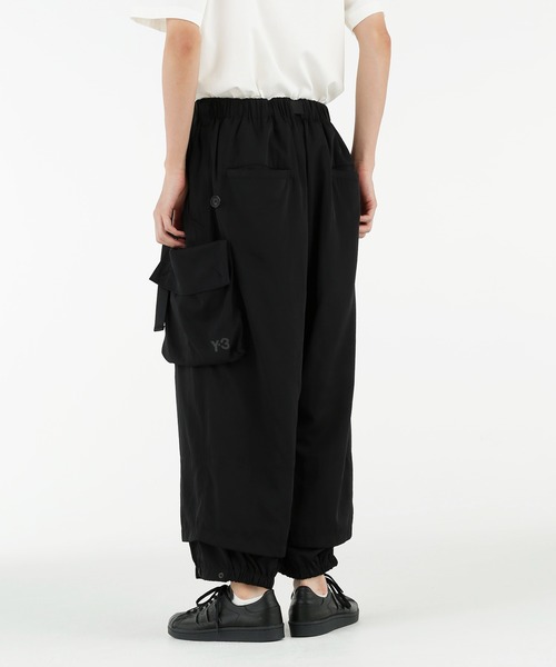 Y-3 Washed Twill Cuffed Cargo Pants