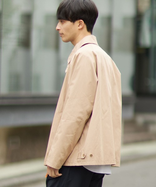 URBAN RESEARCH ROSSO MEN（アーバンリサーチロッソメン）の「『撥水』『XLサイズあり』タイプライターブルゾン（ブルゾン・メンズ・ブラック/グレー/ネイビー/ベージュ・LARGE/MEDIUM/X-LARGE/SMALL）」の9枚目の写真