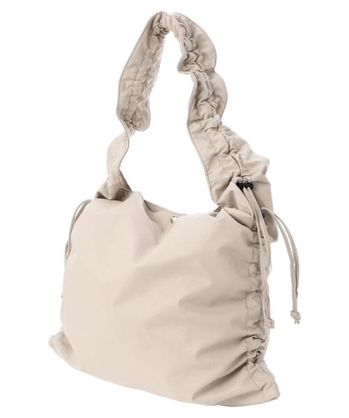 earth music&ecology（アースミュージックアンドエコロジー）の「ギャザーハンドルトートバッグ（トートバッグ・レディース・ブラック/ピンクベージュ/その他8・FREE）」の8枚目の写真