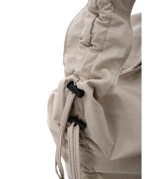 earth music&ecology（アースミュージックアンドエコロジー）の「ギャザーハンドルトートバッグ（トートバッグ・レディース・ブラック/ピンクベージュ/その他8・FREE）」の11枚目の写真